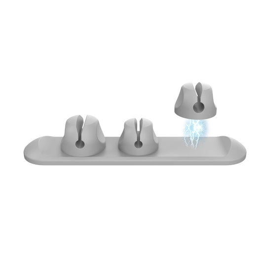 Magnetic Silicone Cable Organizer | Desktop Cable Holder