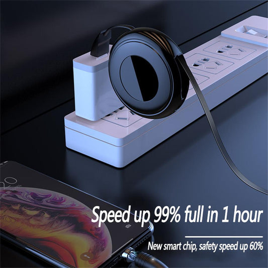 Retractable 3-in-1 Magnetic Charging Cable | 80 cm