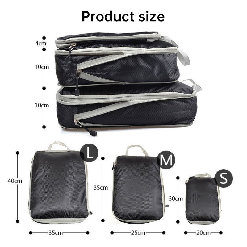 Compression Packing Cubes | Individual Sizes & 3-Piece Set