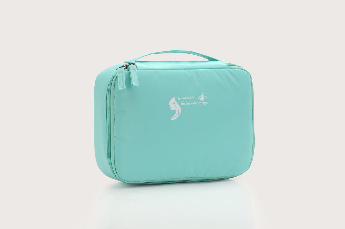Square travel cosmetic storage bag — gallery photo 9 of 12