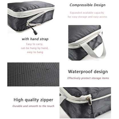 Compression Packing Cubes | Individual Sizes & 3-Piece Set