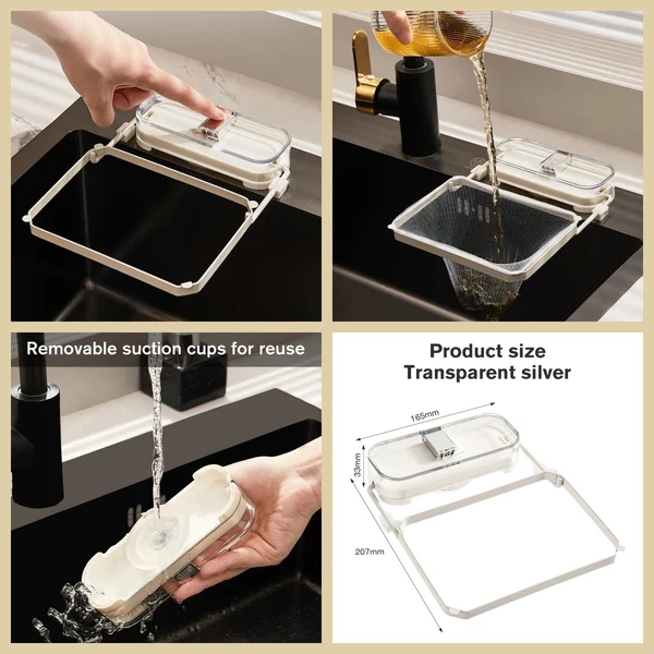Hanging Kitchen Sink Strainer | Holder & Filter Options