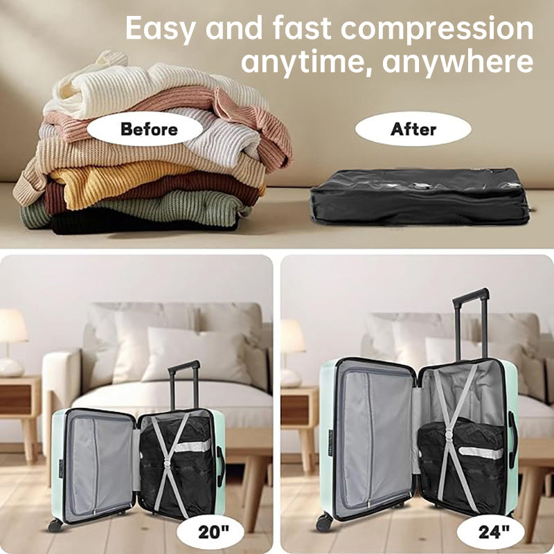 Travel vacuum compression bags and pump — product gallery image 10