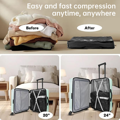 Travel vacuum compression bags and pump — product gallery image 10