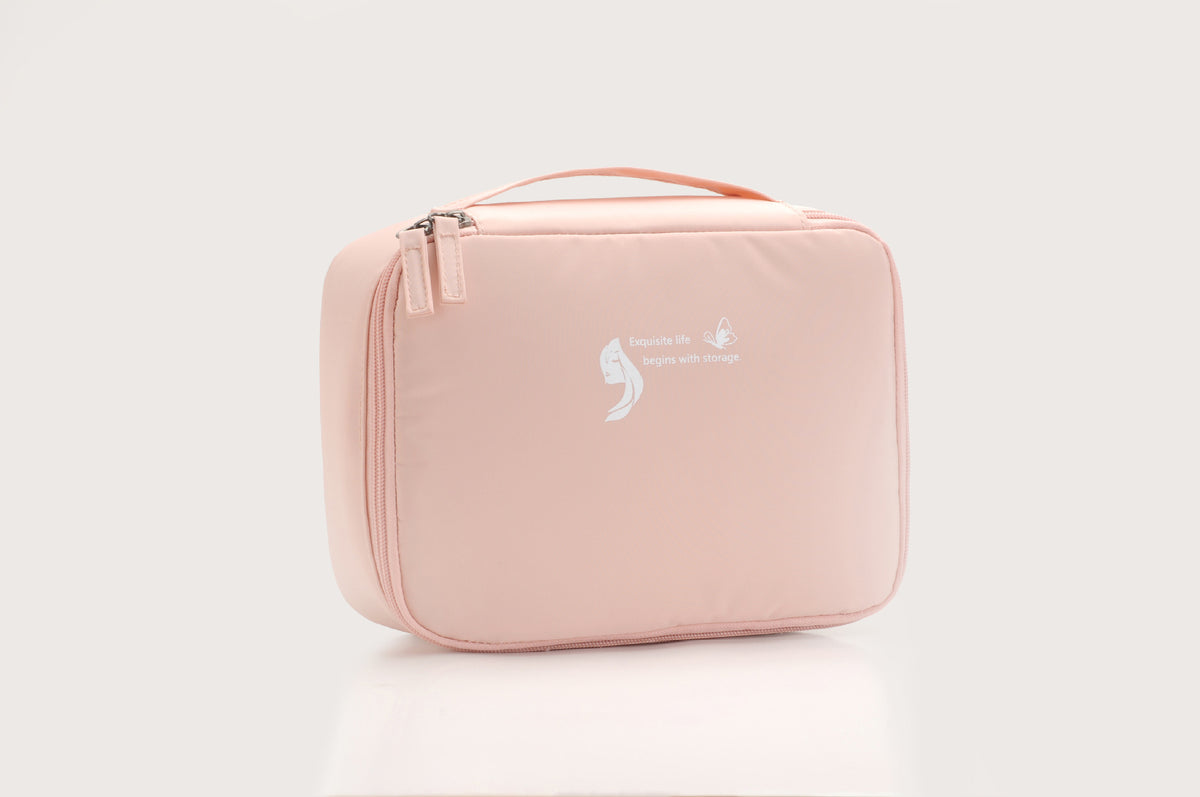 Square travel cosmetic storage bag — gallery photo 8 of 12