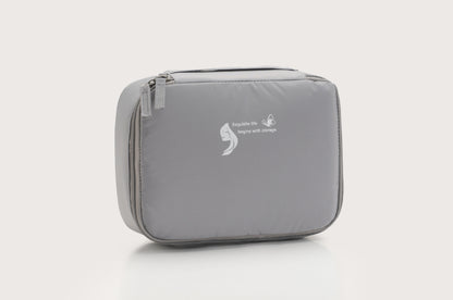 Square travel cosmetic storage bag — gallery photo 10 of 12