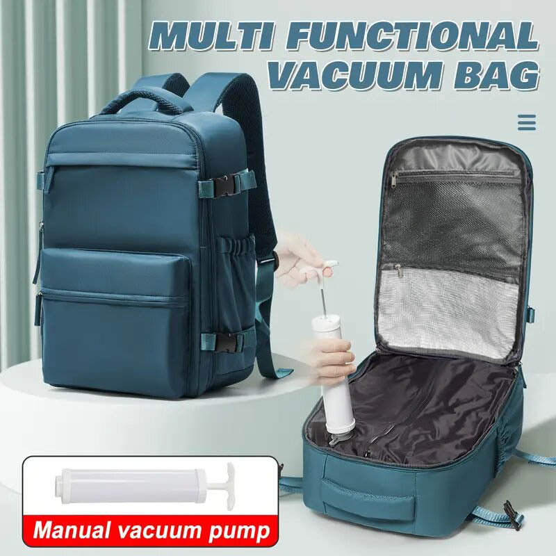 Vacuum compression travel backpack — product gallery image 10