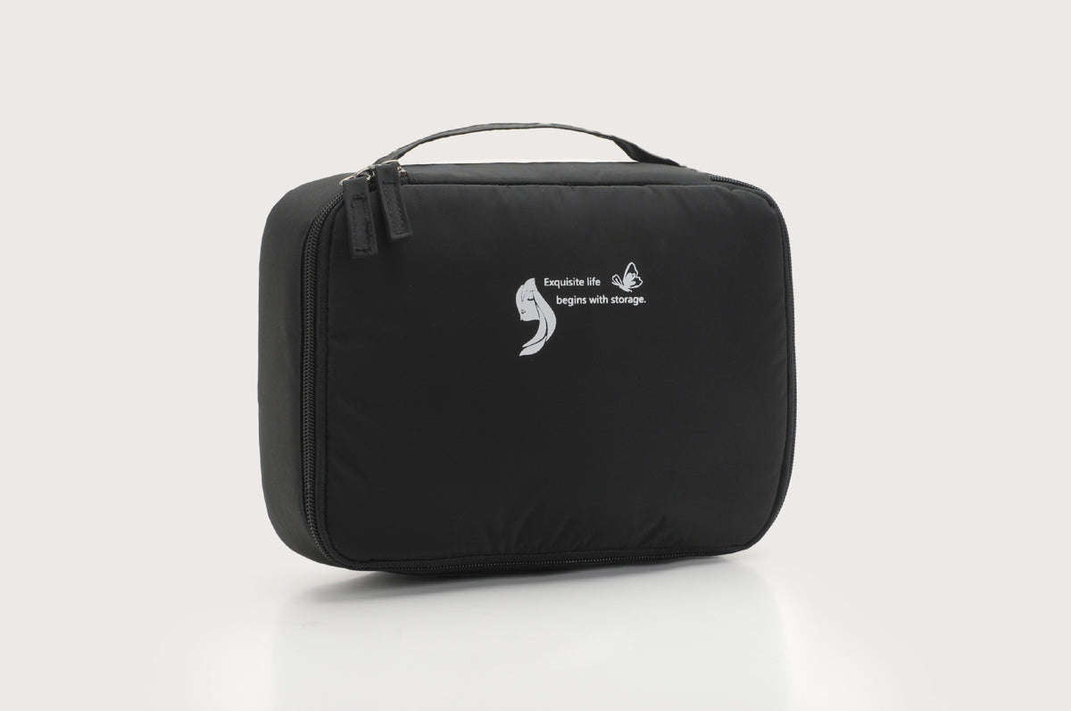Square travel cosmetic storage bag — gallery photo 7 of 12