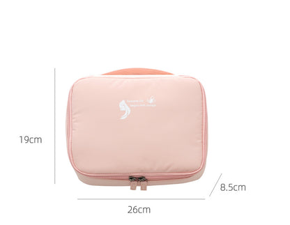 Square travel cosmetic storage bag — gallery photo 6 of 12