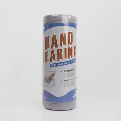 20-Sheet Reusable Microfiber Cleaning Cloth Roll