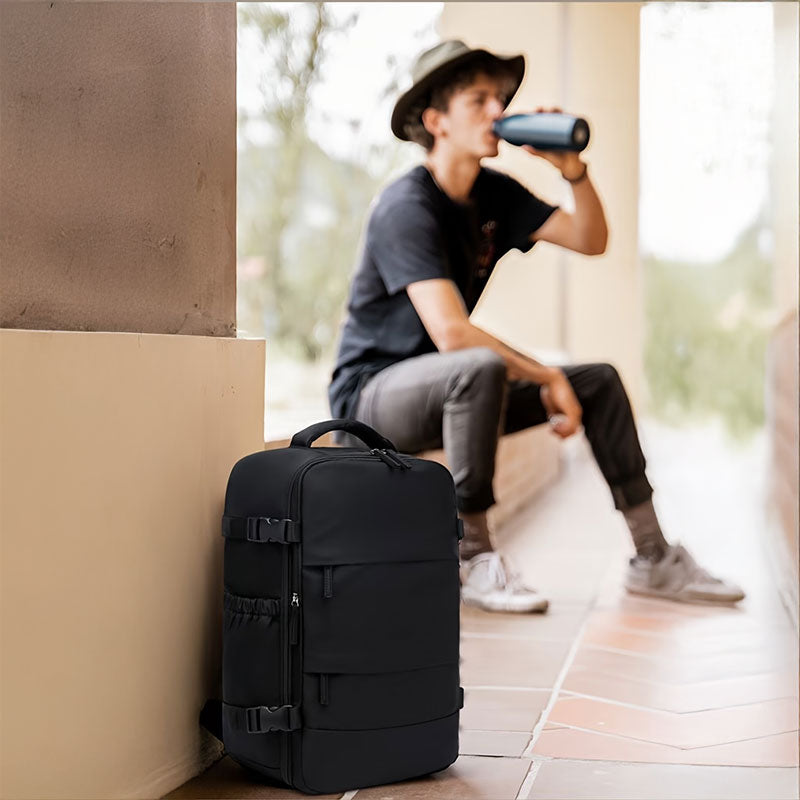 Vacuum compression travel backpack — product gallery image 13