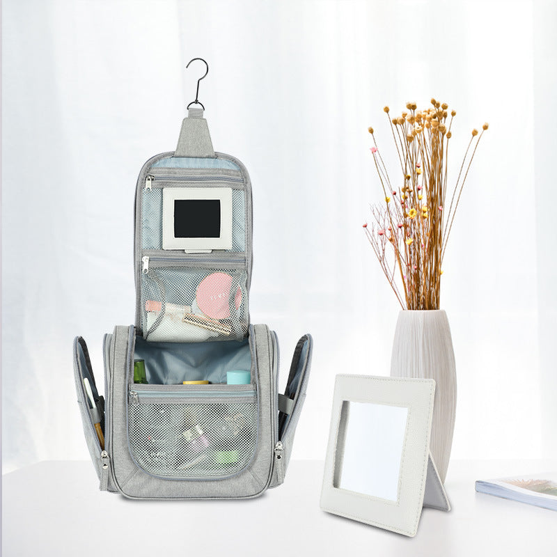 Hanging travel toiletry organizer — product gallery image 1