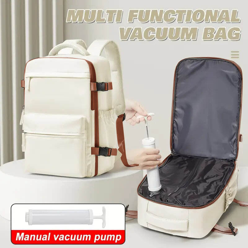 Vacuum compression travel backpack — product gallery image 5