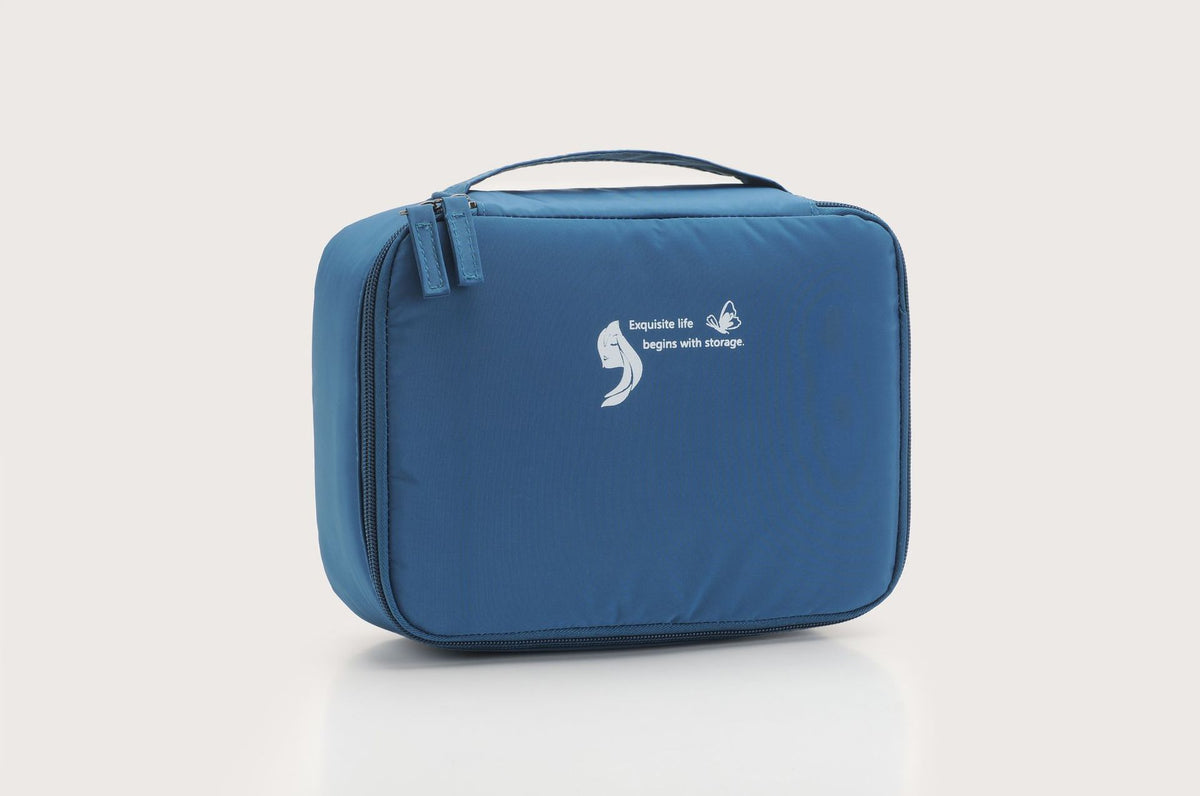 Square travel cosmetic storage bag — gallery photo 12 of 12