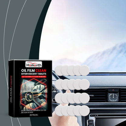 Automotive Windshield Oil-Film Cleaning Tablets