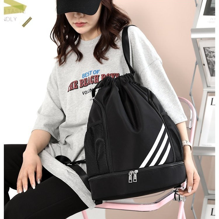Drawstring travel backpack — product gallery photo 3 of 12