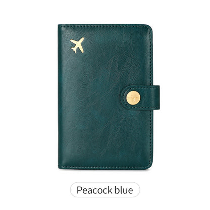 Travel passport wallet with airplane detail — supplier gallery photo 12 of 14