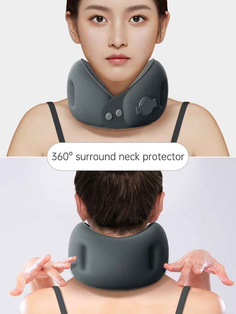 Inflatable travel neck pillow product gallery photo 2 of 7