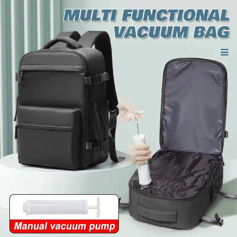 Vacuum compression travel backpack — product gallery image 6