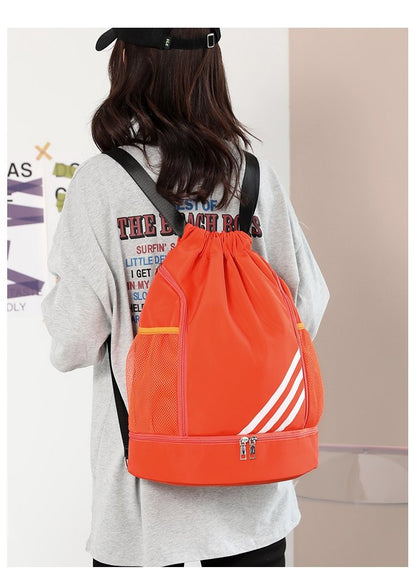 Drawstring travel backpack — product gallery photo 9 of 12
