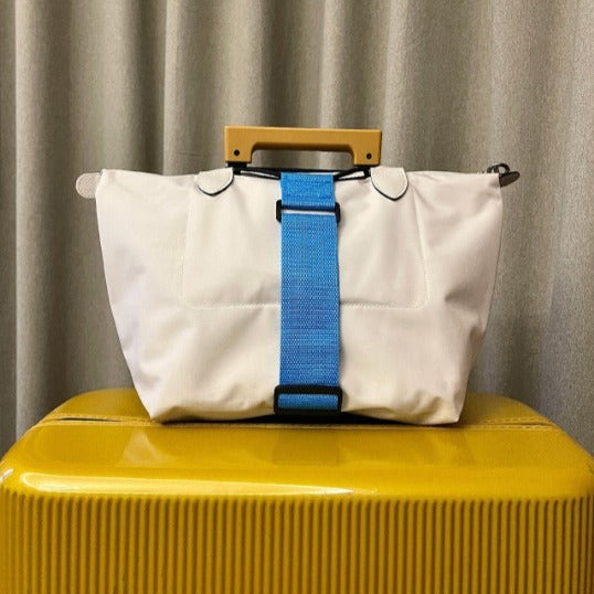 Adjustable suitcase luggage carrier strap — gallery photo 3 of 12