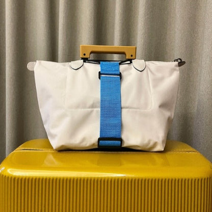 Adjustable suitcase luggage carrier strap — gallery photo 3 of 12