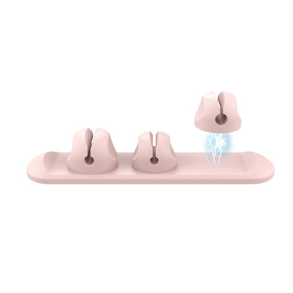 Magnetic Silicone Cable Organizer | Desktop Cable Holder