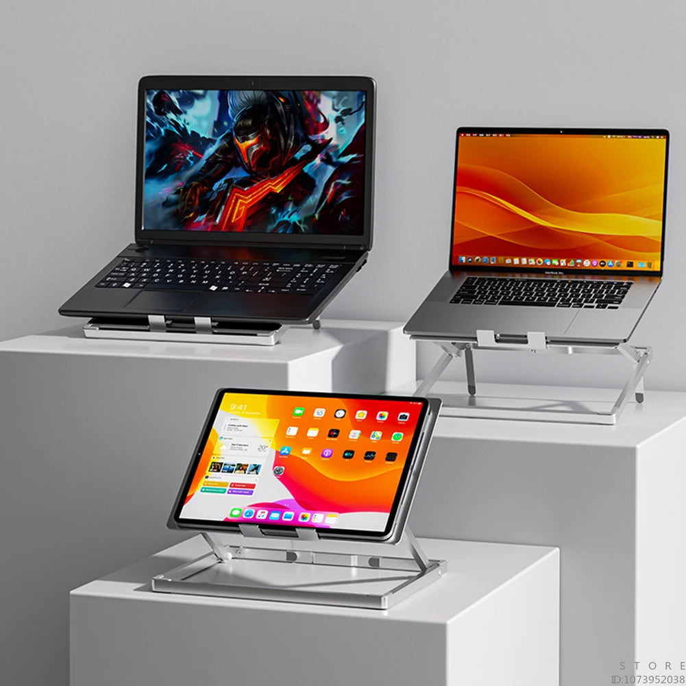 Adjustable Aluminum Laptop Stand | Up to 17.3-Inch