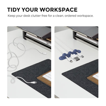 Magnetic Silicone Cable Organizer | Desktop Cable Holder