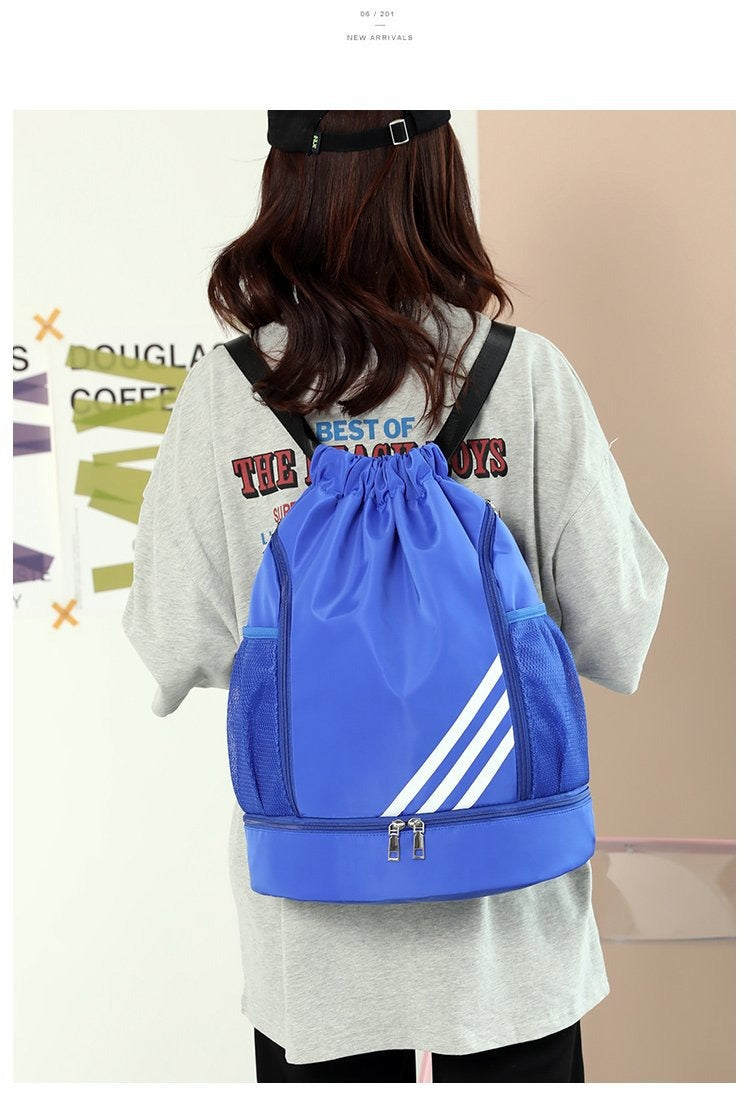 Drawstring travel backpack — product gallery photo 8 of 12
