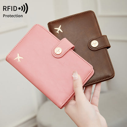 Travel passport wallet with airplane detail — supplier gallery photo 5 of 14