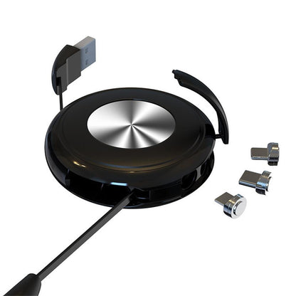 Retractable 3-in-1 Magnetic Charging Cable | 80 cm