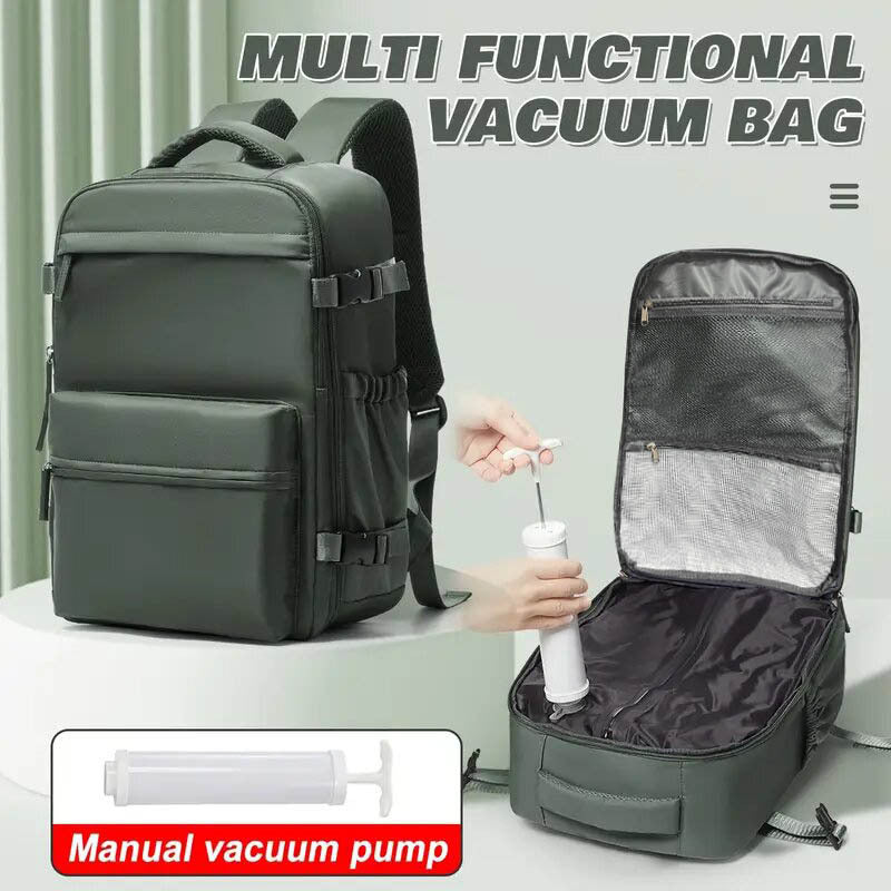 Vacuum compression travel backpack — product gallery image 11