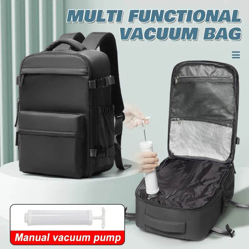 Vacuum compression travel backpack — product gallery image 12