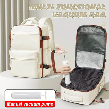 Vacuum compression travel backpack — product gallery image 9