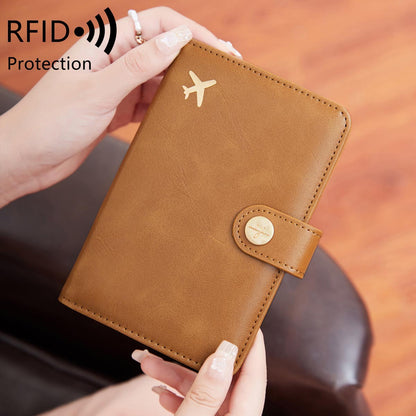 Travel passport wallet with airplane detail — supplier gallery photo 2 of 14