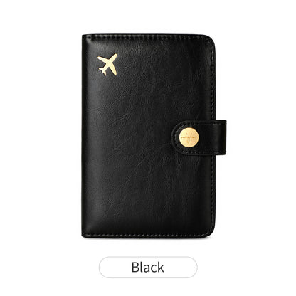 Travel passport wallet with airplane detail — supplier gallery photo 9 of 14